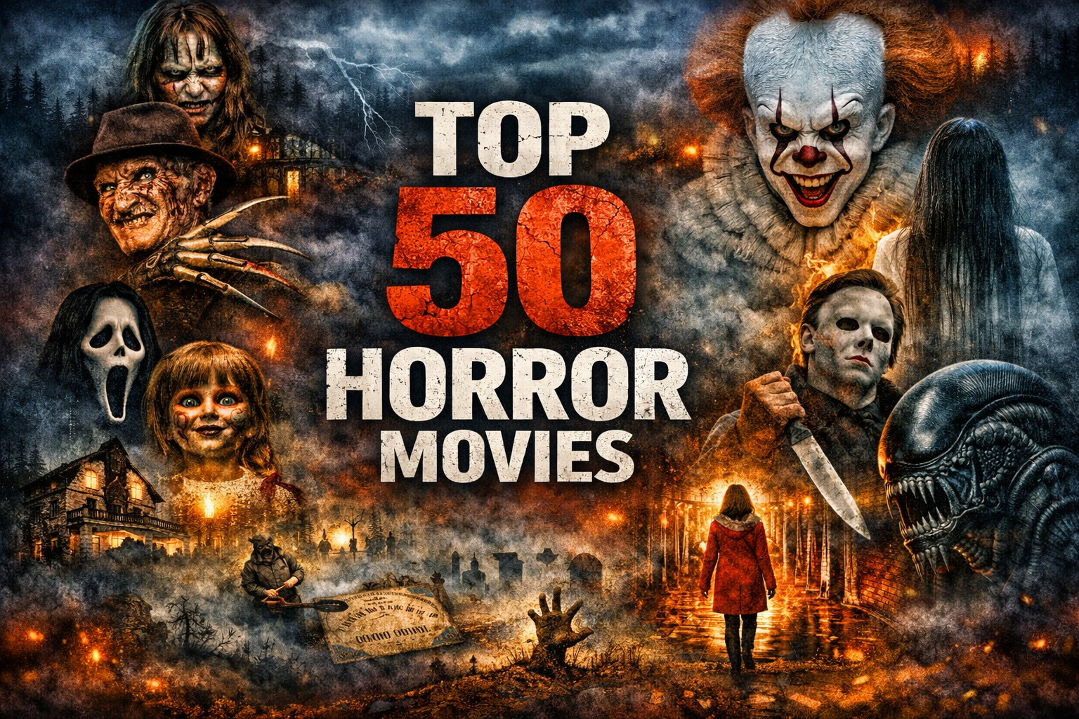 أفضل 50 فيلم رعب أجنبي على الإطلاق