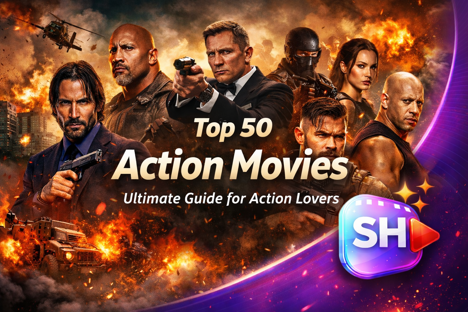 أفضل 50 فيلم أكشن أجنبي